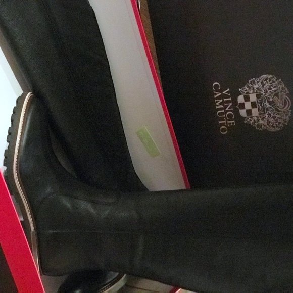 Brand New Vince Camuto "Kensilie" Over the Knee Riding Boot. Black. - Picture 6 of 7